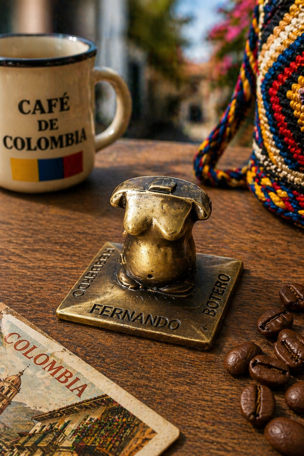 Escultura Souvenir Estilo Botero - Edición Colombia