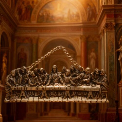 Relieve Escultural "Banquete de Fe": La Última Cena