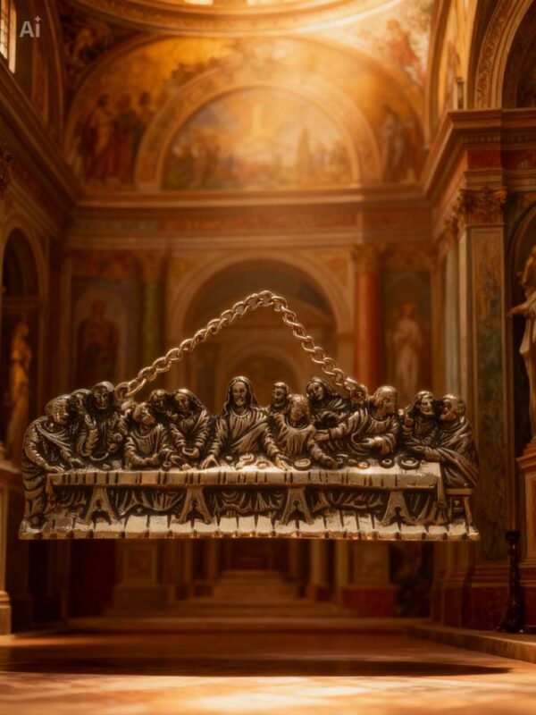 Relieve Escultural "Banquete de Fe": La Última Cena