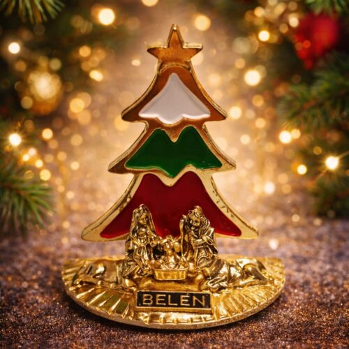 Pesebre Metálico – Diseño Árbol Navideño