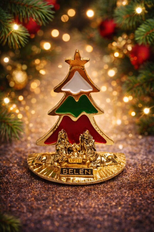 Pesebre Metálico – Diseño Árbol Navideño