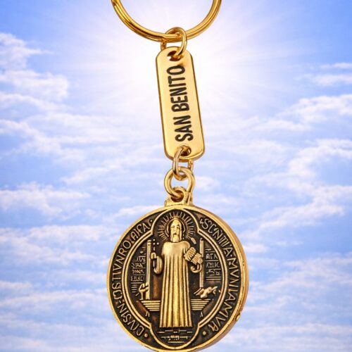 Llavero "Escudo Protector: Medalla de San Benito"