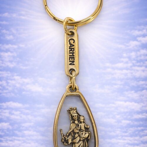 Llavero "Amparo Celestial: Virgen del Carmen"