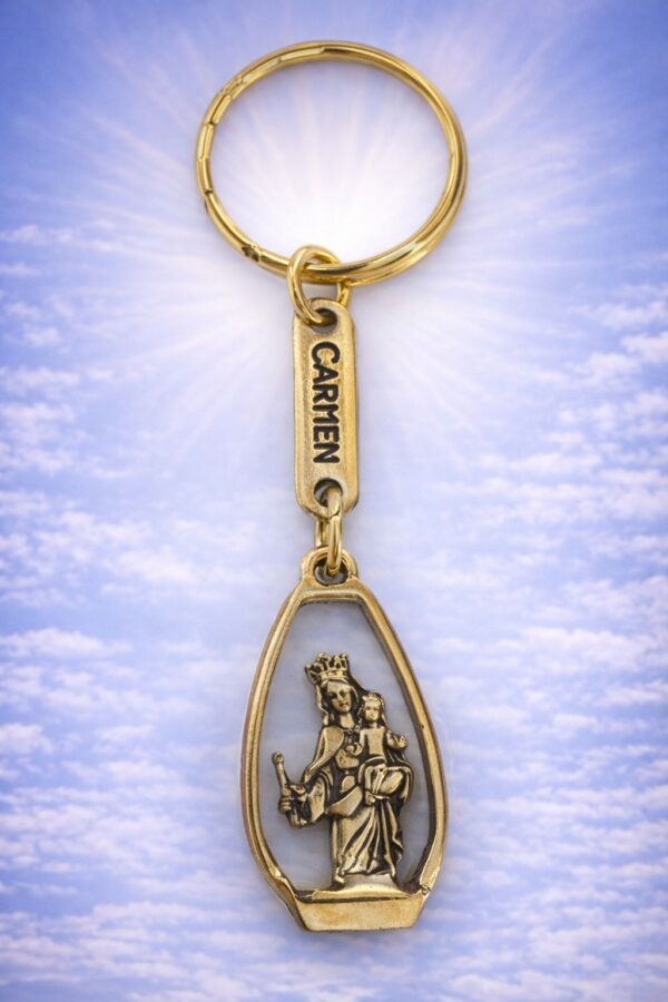 Llavero "Amparo Celestial: Virgen del Carmen"