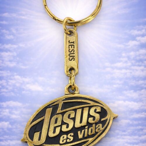 Llavero "Proclamación Divina: Jesús es Vida"
