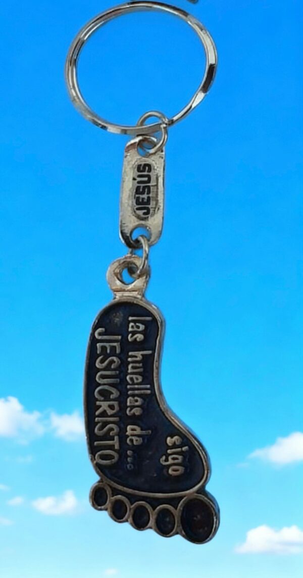 Llavero "Camino de Fe: Huellas de Jesucristo"