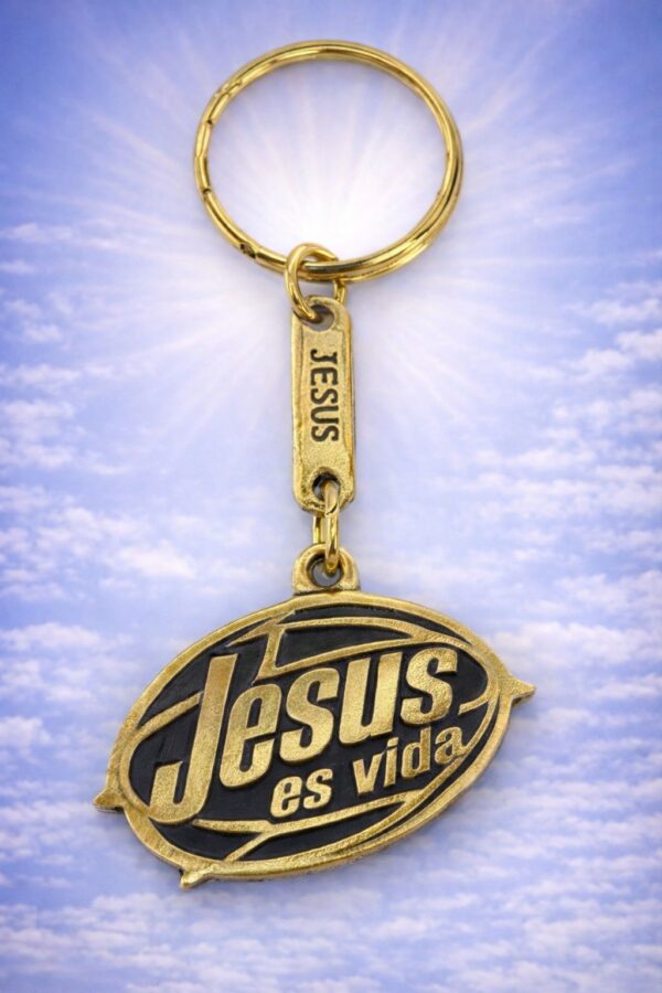 Llavero "Proclamación Divina: Jesús es Vida"