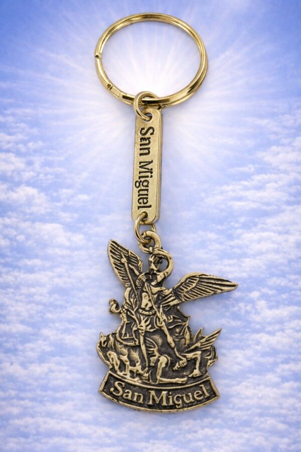 Llavero "Defensor Celestial: San Miguel Arcángel"