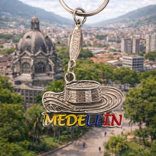 Llavero de Lujo "Legado Vueltiao Medellín"